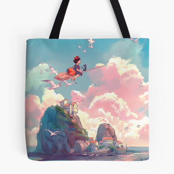 Item preview,  Cute kawaii art girl [[kiki's]] traveling-%[ghiblis]%- world aways  designed and sold by huaishen89.