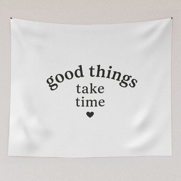 Item preview, Good Things Take Time Vintage Grunge Aesthetic Typography designed and sold by NBT-NOVA.