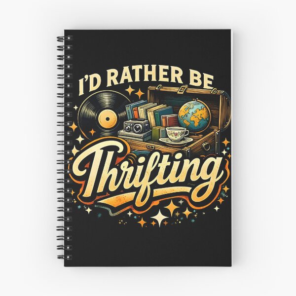 Item preview, I'd Rather Be Thrifting Funny Vintage Gift designed and sold by super-think.