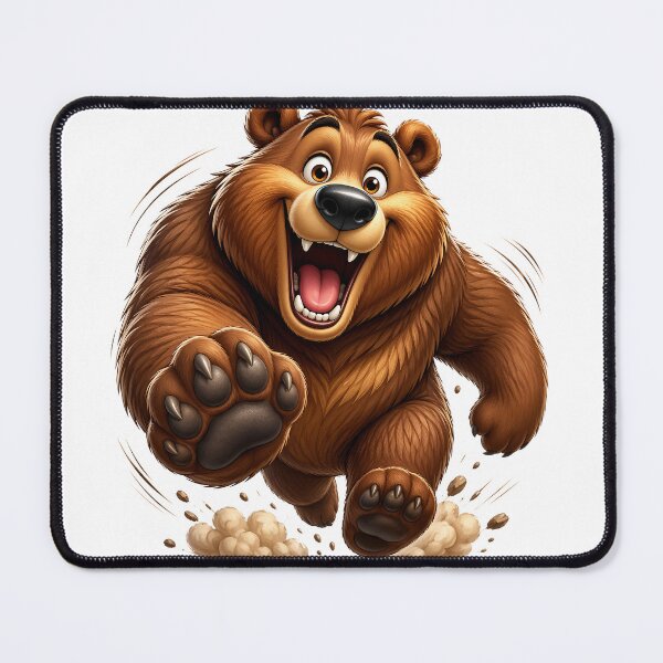 Item preview, Running Playful 3D Cartoon Woodland Animal Positive Vibes designed and sold by LunaPixelStudio.