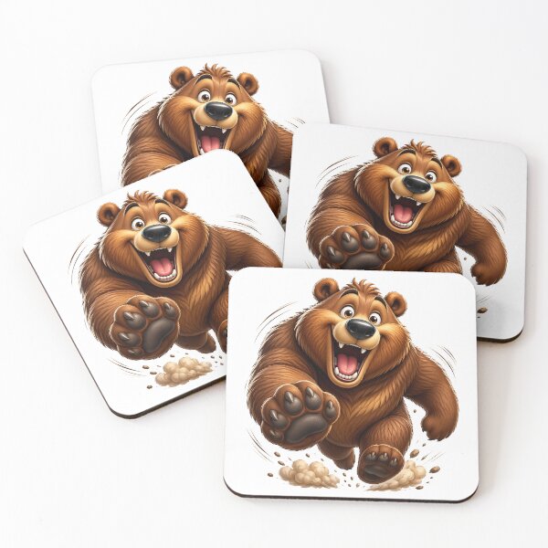 Item preview, Running Playful 3D Cartoon Woodland Animal Positive Vibes designed and sold by LunaPixelStudio.