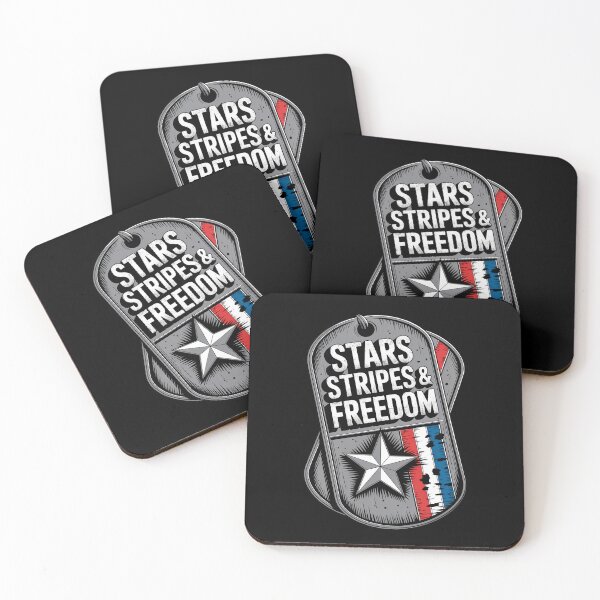 Item preview, Stars Stripes & Freedom Dog Tags Patriotic designed and sold by OldGloryForge.