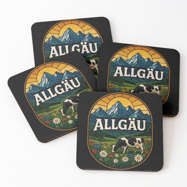 Item preview, Allgau Bavaria Germany Stained Glass Art Travel designed and sold by TomFrontierArt.
