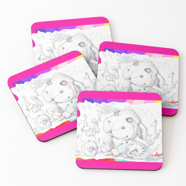 Item preview,  Automatic Lamb with Musical Pierrot and Cat (Original Ink by ACCI) designed and sold by VanyssaGraphics.