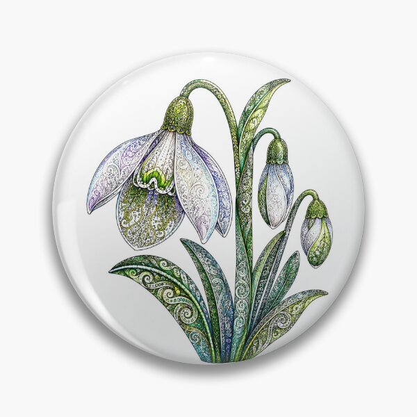 Item preview, Elegant Snowdrops designed and sold by PaintedbyCarol.