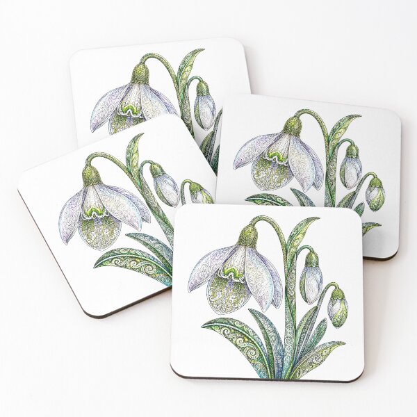 Item preview, Elegant Snowdrops designed and sold by PaintedbyCarol.