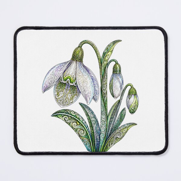 Item preview, Elegant Snowdrops designed and sold by PaintedbyCarol.
