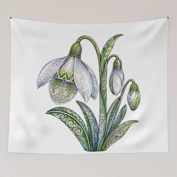 Item preview, Elegant Snowdrops designed and sold by PaintedbyCarol.