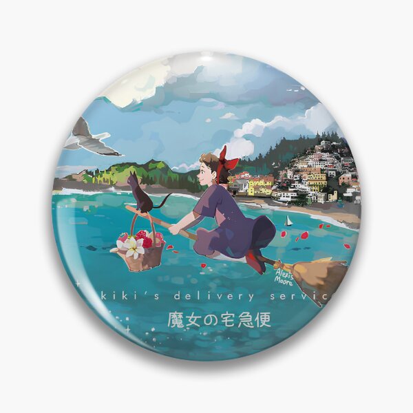 Item preview,  Cute kawaii art girl [[kiki's]] go -%[ghiblis]%- flying aways dragon designed and sold by huaishen89.