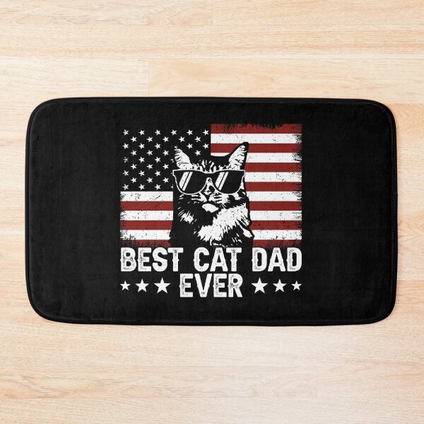 Item preview, Best Cat Dad Ever American Patriotic Cat Owner Father designed and sold by 76Valeria.