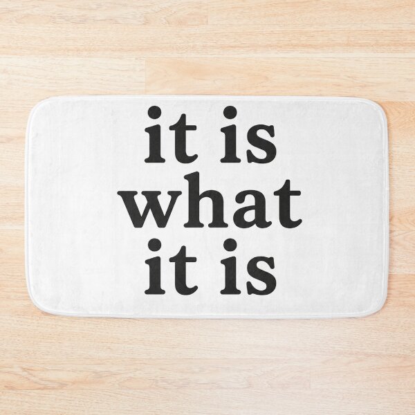 Item preview, It Is What It Is – Dark Aesthetic Typography Quote Design designed and sold by NBT-NOVA.