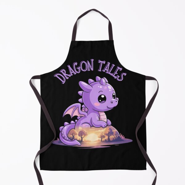 Item preview, Dragon Tales Purple Cute Kawaii designed and sold by AgataMRCH.