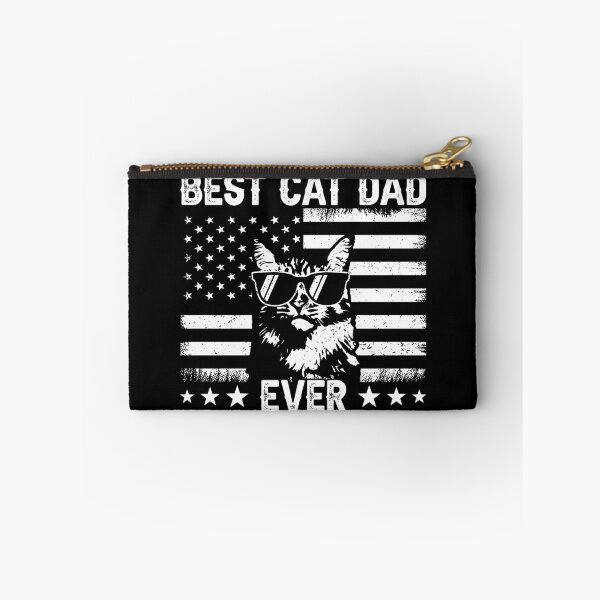 Item preview, Best Cat Dad Ever American Flag Patriotic Cat Lover Father designed and sold by 76Valeria.