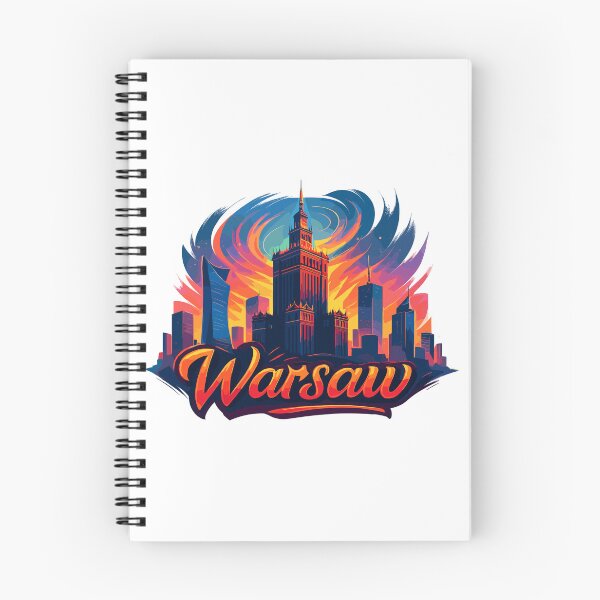 Item preview, Warsaw Skyline Art – Colorful & Modern designed and sold by Pineapple-Tree.