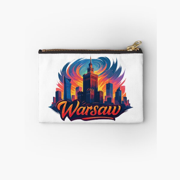 Item preview, Warsaw Skyline Art – Colorful & Modern designed and sold by Pineapple-Tree.