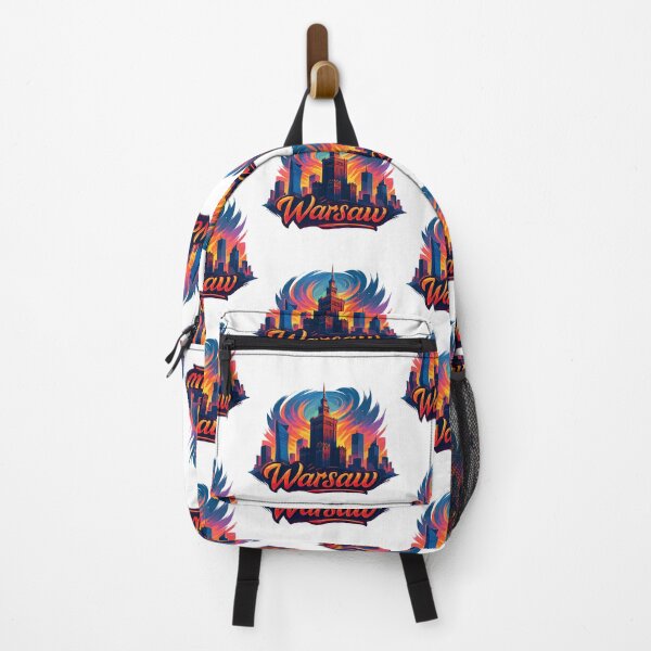 Item preview, Warsaw Skyline Art – Colorful & Modern designed and sold by Pineapple-Tree.