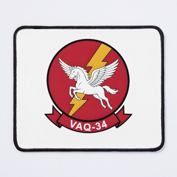 Item preview, Official Insignia of US Navy Tactical Electronic Warfare Squadron 34 (VAQ-34) "Flashbacks" designed and sold by CharlieDesings.