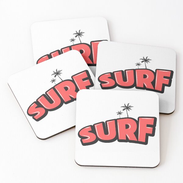 Item preview, Surf, just surf. In red designed and sold by Noydee Red Salavan.