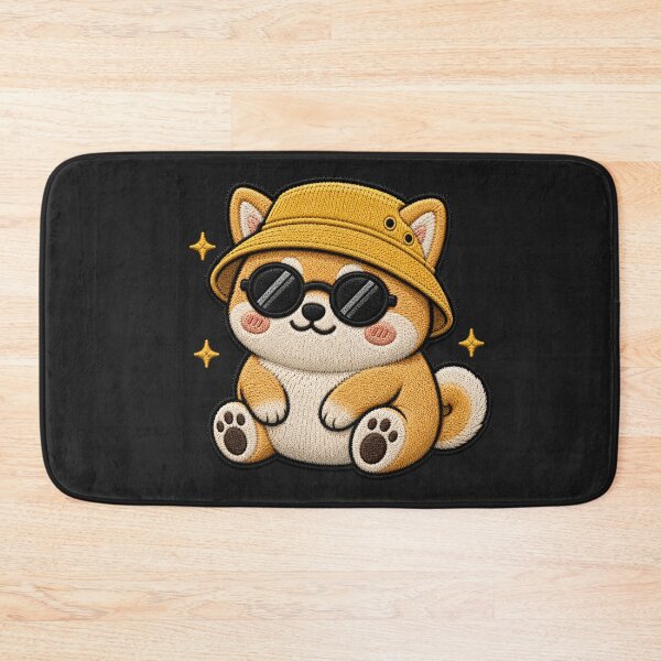 Item preview, Shiba Chill Embroidery Patch Cute Kawaii designed and sold by ColorSplash123.