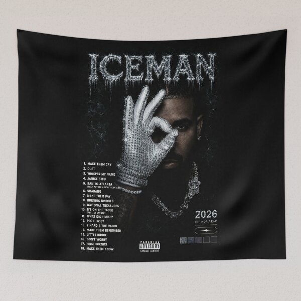 Item preview, Drake ICEMAN Album Poster alternative 2 designed and sold by icytone.