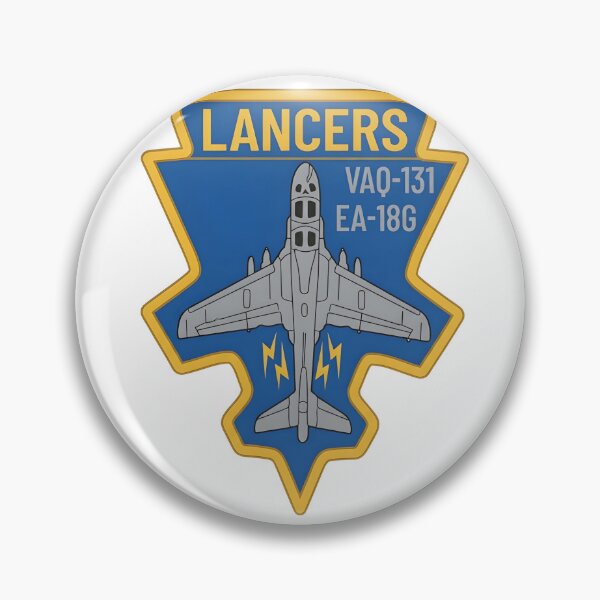 Item preview, Official Insignia of US Navy Electronic Attack Squadron 131 (VAQ-131) "Lancers" designed and sold by CharlieDesings.
