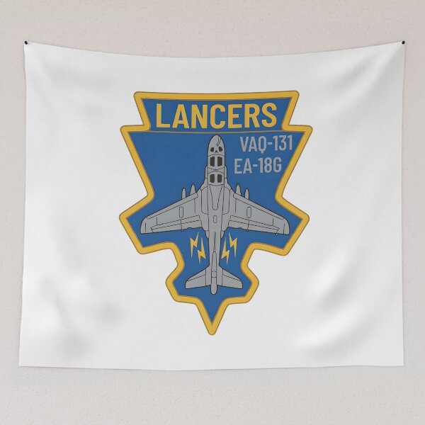 Item preview, Official Insignia of US Navy Electronic Attack Squadron 131 (VAQ-131) "Lancers" designed and sold by CharlieDesings.