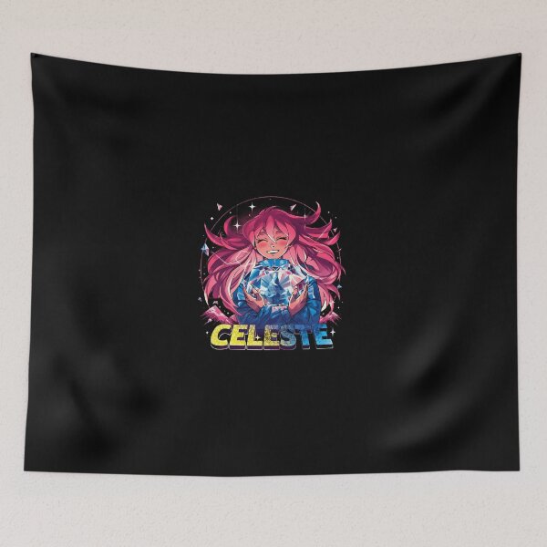 Item preview, Celeste Crystal Dream Neon Anime T-Shirt Design designed and sold by DogLord.