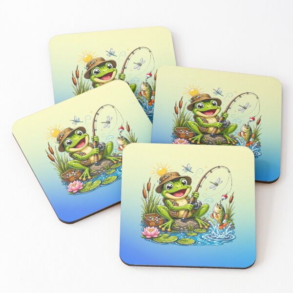 Item preview, Frog Fishing designed and sold by skkyfaithArtz.