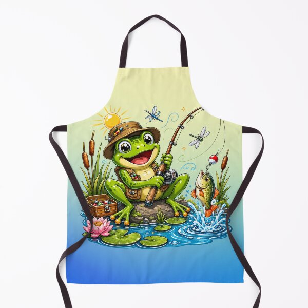 Item preview, Frog Fishing designed and sold by skkyfaithArtz.