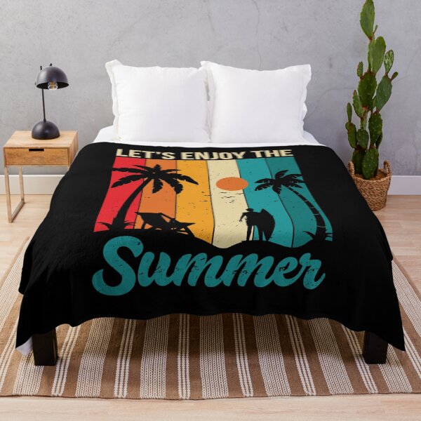 Item preview, Retro Let’s Enjoy The Summer Vintage Sunset designed and sold by Srijon shop.