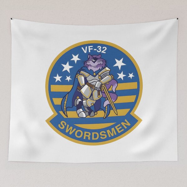 Item preview, Official Insignia of US Navy Fighter Squadron 32 (VF-32) "Swordsmen" designed and sold by CharlieDesings.