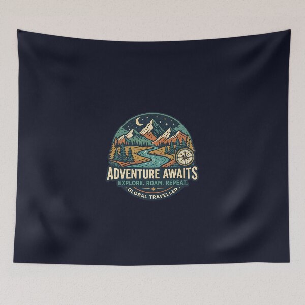 Item preview, Adventure Awaits Nature Badge designed and sold by KaysonSmith.