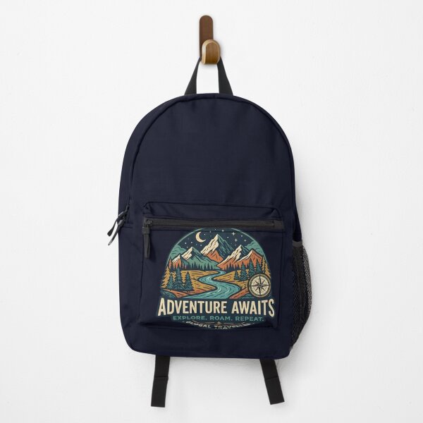 Item preview, Adventure Awaits Nature Badge designed and sold by KaysonSmith.