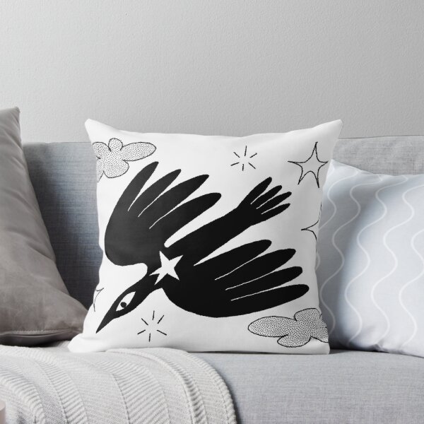 Item preview, Minimal Bird with Stars Illustration T-Shirt Design designed and sold by Mea Jordaan.