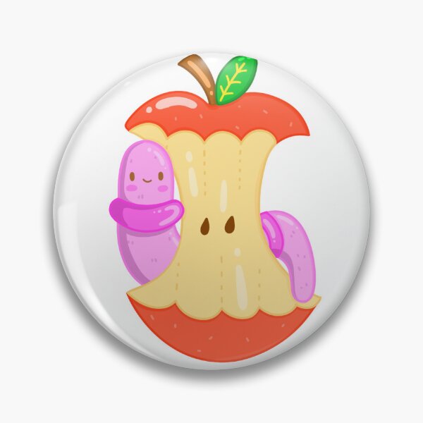Item preview, Worm with apple designed and sold by AverageArtist28.