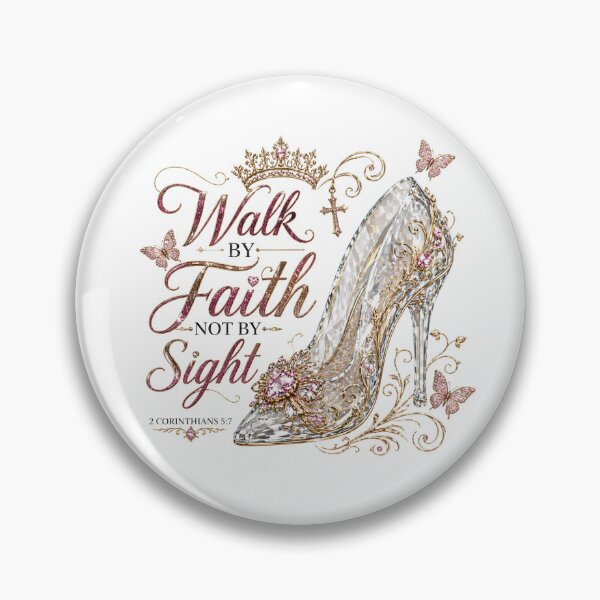Item preview, Walk by Faith Not by Sight – Glam Christian High Heel Fashion Design designed and sold by Ashes to Artistry.