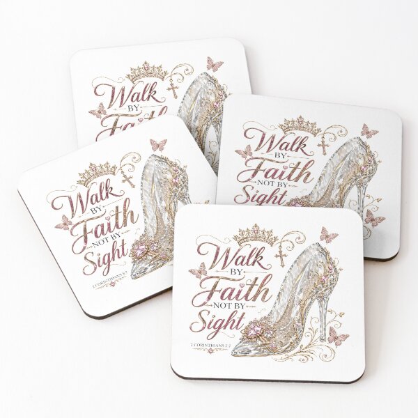 Item preview, Walk by Faith Not by Sight – Glam Christian High Heel Fashion Design designed and sold by Ashes to Artistry.