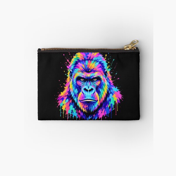 Item preview, Vibrant Gorilla Face Urban Wildlife designed and sold by JerdbordinShop.
