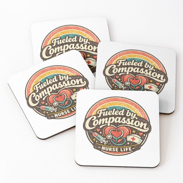 Item preview, Fueled by Compassion – Retro Nurse Life Shirt | Vintage Nurse Day Gift | Medical Badge Design designed and sold by Youpiworld.