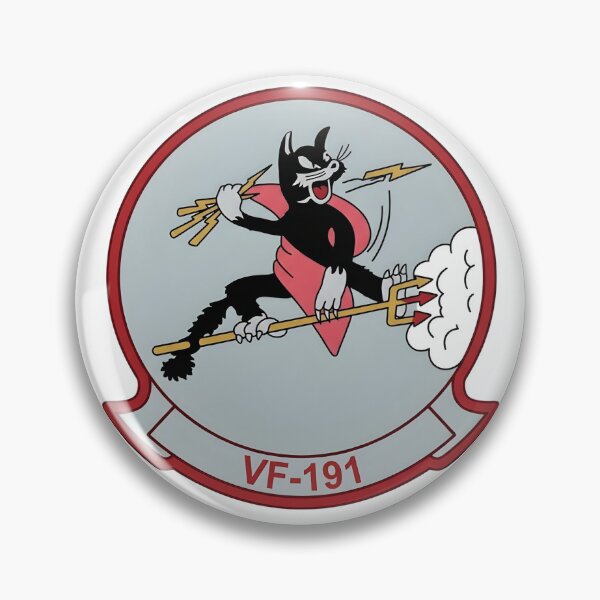 Item preview, VF-191 Satan's Kittens Insignia designed and sold by CharlieDesings.