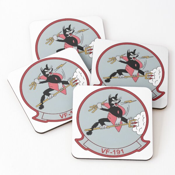 Item preview, VF-191 Satan's Kittens Insignia designed and sold by CharlieDesings.