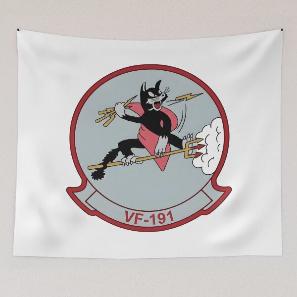 Item preview, VF-191 Satan's Kittens Insignia designed and sold by CharlieDesings.