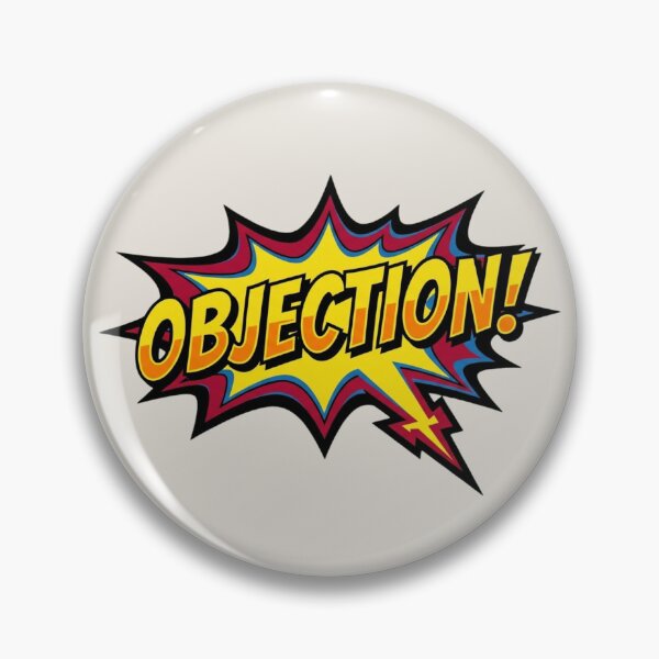 Item preview, Funny Lawyer Gift Objection Pop Art Courtroom Attorney Humor designed and sold by AkDesign022.