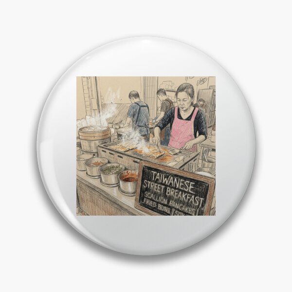 Item preview, Authentic Taiwan Street Breakfast Stall Sketch designed and sold by TaiwanMemory.