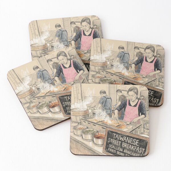 Item preview, Authentic Taiwan Street Breakfast Stall Sketch designed and sold by TaiwanMemory.