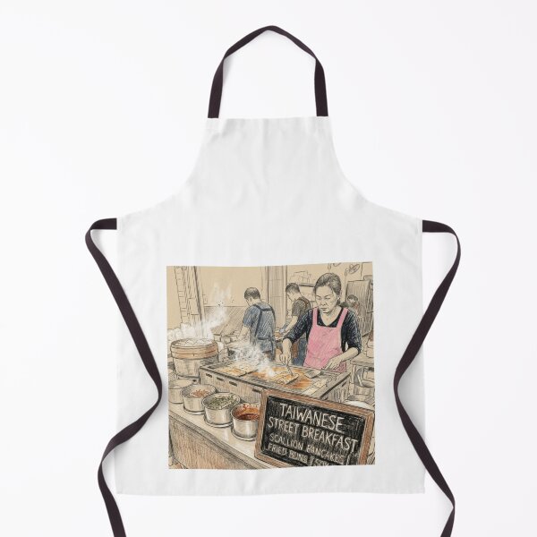 Item preview, Authentic Taiwan Street Breakfast Stall Sketch designed and sold by TaiwanMemory.