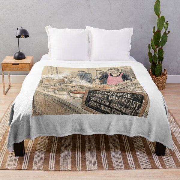 Item preview, Authentic Taiwan Street Breakfast Stall Sketch designed and sold by TaiwanMemory.