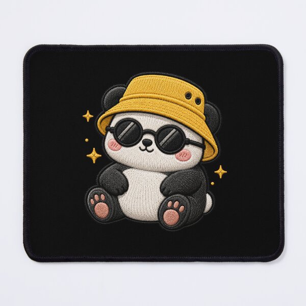 Item preview, Sleepy Panda Embroidery Patch Cute Kawaii designed and sold by ColorSplash123.
