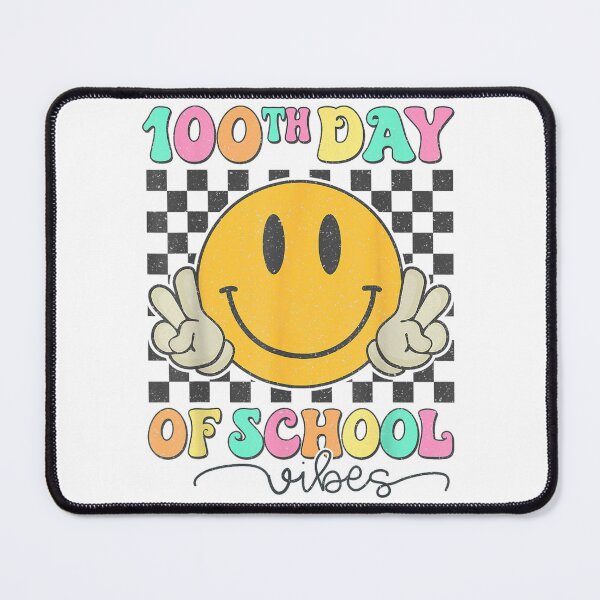 Item preview, 100th Day Of School Smiley Face Retro Vibes Design designed and sold by Creative Spark.