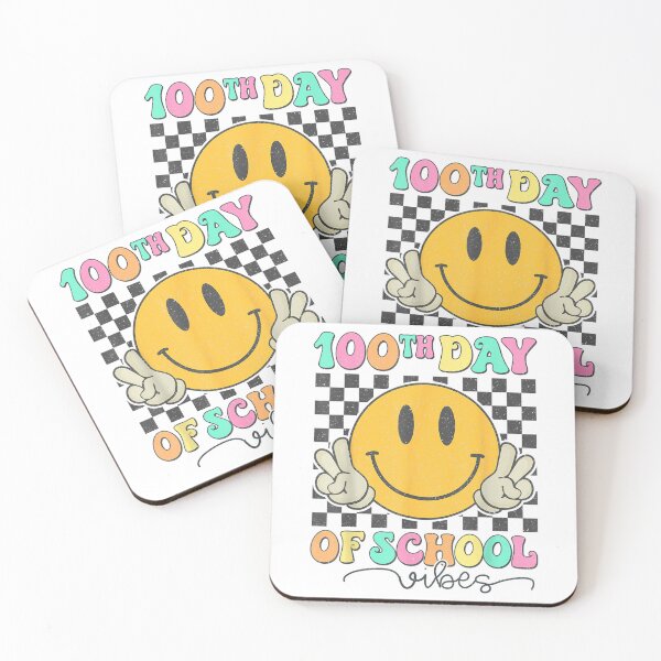 Item preview, 100th Day Of School Smiley Face Retro Vibes Design designed and sold by Creative Spark.